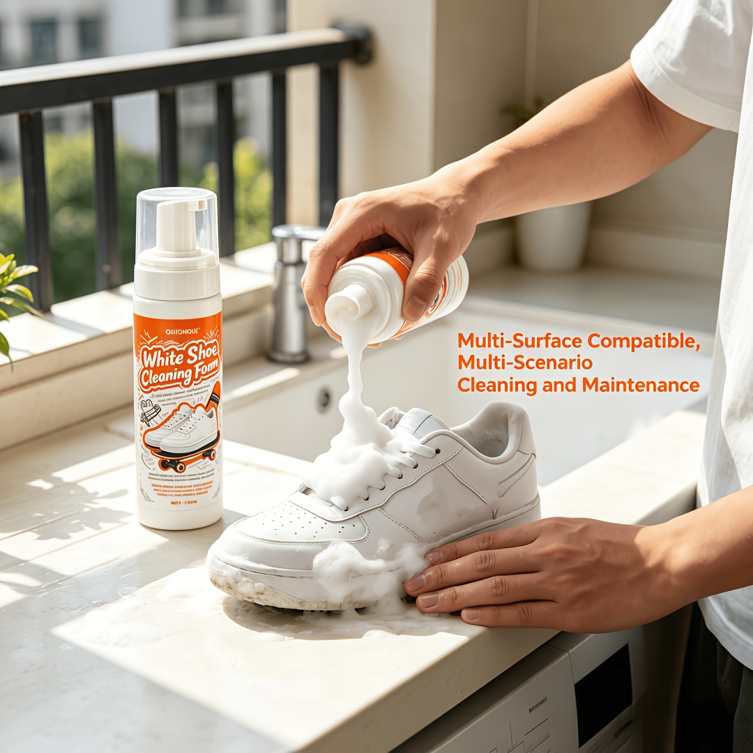 Sneaker Leather Care - Портативный пенящийся очиститель для белой обуви