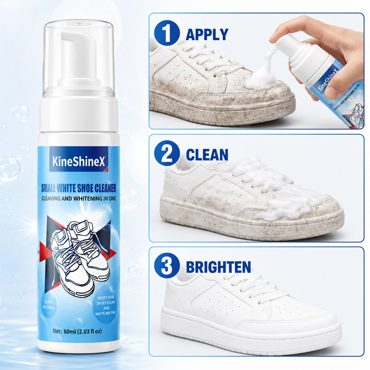 Набор для чистки обуви Gihen:  – обзор и цена Sneaker Shoe Care Kit
