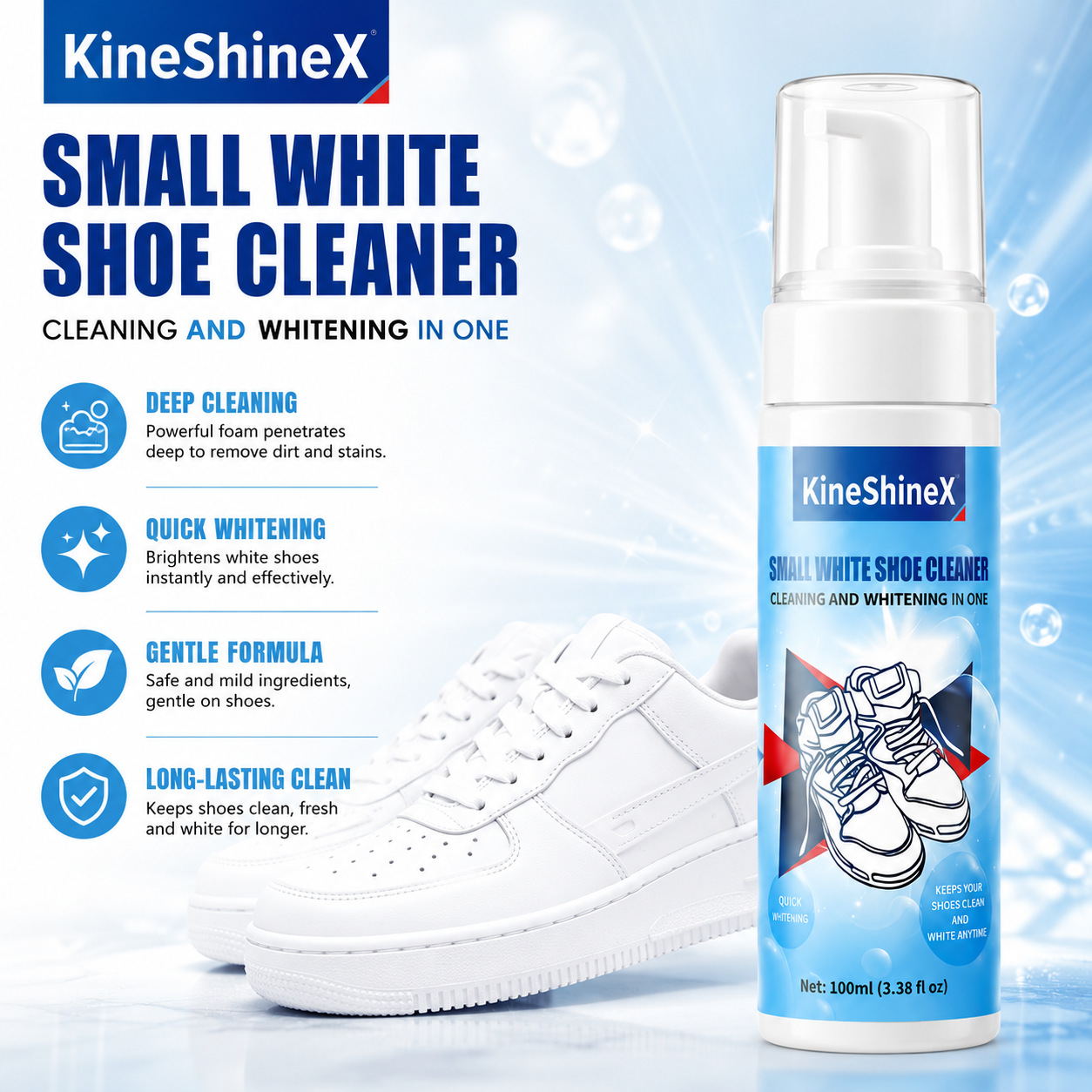 Набор для чистки обуви Gihen:  – обзор и цена Sneaker Shoe Care Kit
